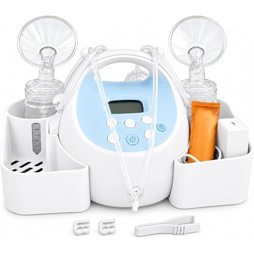 Breast Pump Caddy for Spectra S1/S2/Plus, with Tube Cap Puller＆2 Hose Clamp