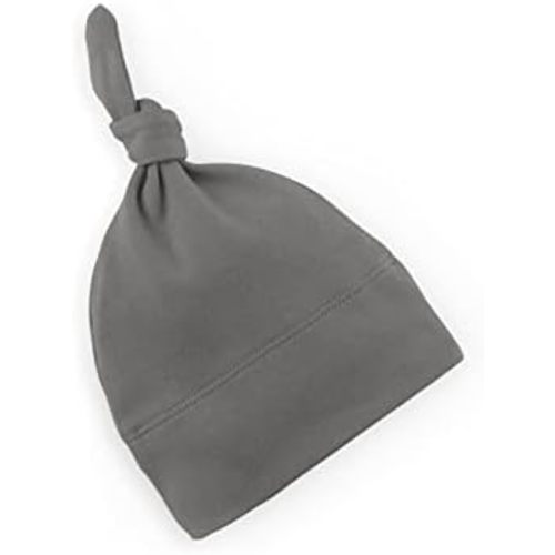Colored Organics Baby Organic Cotton Knotted Hat - Infant Knit Cap - Newborn Boys and Girls