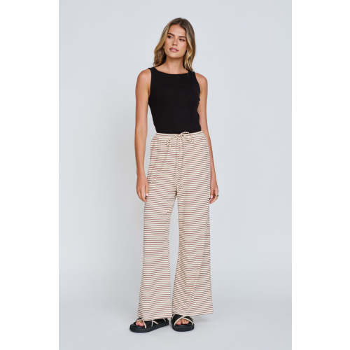 Cream and Light Brown Maternity Pants – Apéro Label