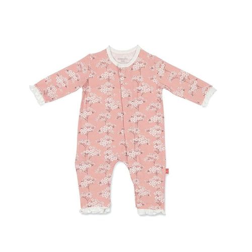 Magnetic Me Easy-Close Modal Coverall Jumpsuit Cherry Blossom 9-12 Months