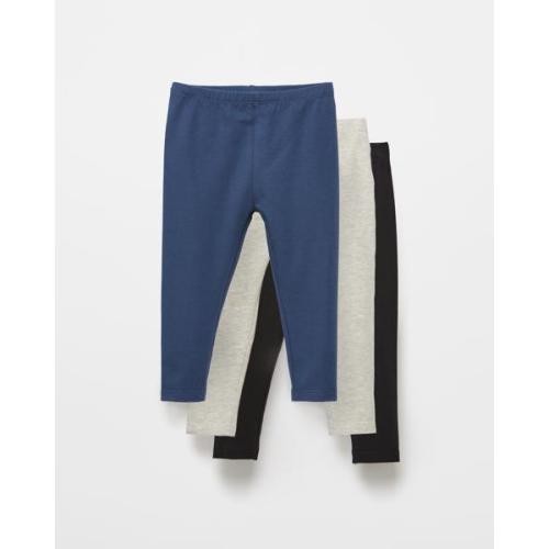 Baby Organic Cotton Leggings 3 Pack