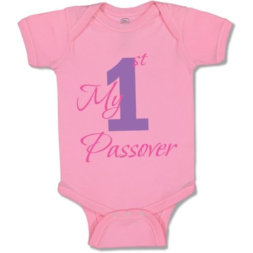 Cute Rascals Baby Bodysuit My First Passover Jewish B Boy & Girl Baby Clothes