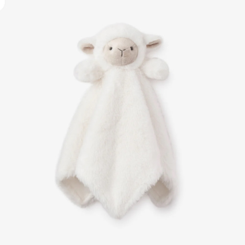 Plush Lamb Baby Security Blanket