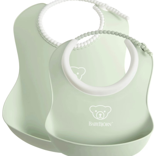 BabyBjörn Feeding Bib Set, 2-pack