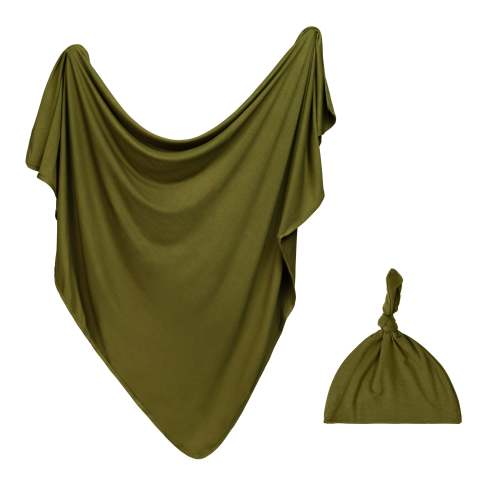 Newborn Swaddle Set - Olive