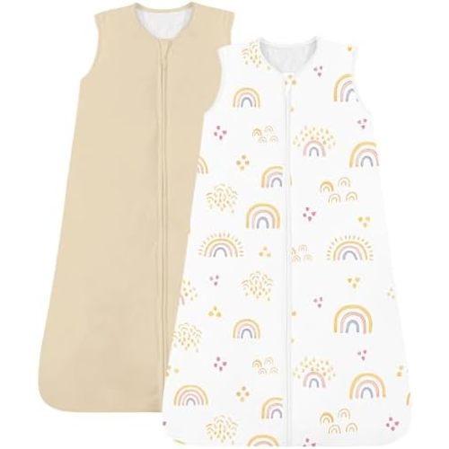 Baby Sleep Sack, 1.0 TOG Cozy Wearable Blanket, Soft Sleeping Bag with Zipper, Toddler Sleep Sack 0-3-6-12-24-3T