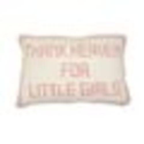 Thank Heaven For Little Girls - Embroidered Pillow
