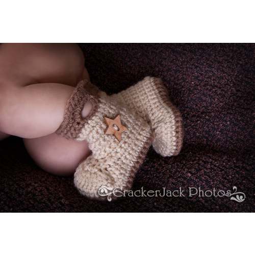 Boots Only - Baby Cowboy or Cowgirl Boots - Made to Order