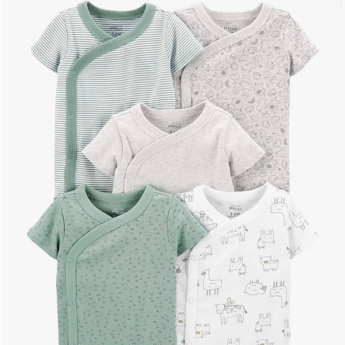 Simple Joys by Carter's unisex-baby 5-pack Side Snap Short-sleeve Bodysuit