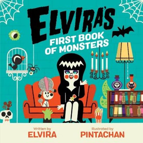 Elvira's First Book of Monsters - (Board Book)
