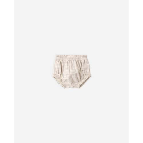 Gathered Bloomer Oat Micro Stripe