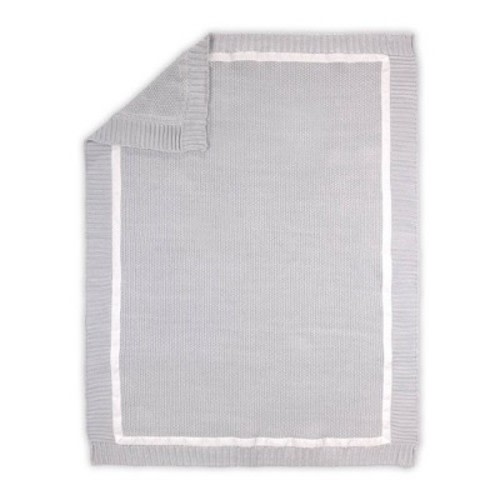 Farmhouse Knit Blanket by The Peanutshell Gray