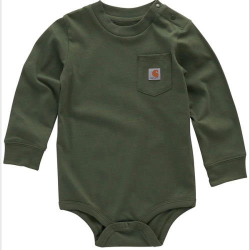 Boys' Long Sleeve Pocket Bodysuit (Baby) | Fall Layering Clothing Essentials | Carhartt