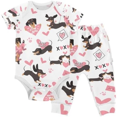 Baby Clothes Set Infant Bodysuits Pants Sets 0-24M For Boys Girls