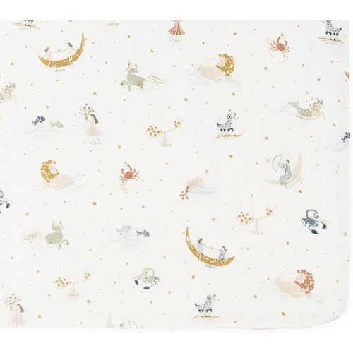 Pehr Crib Sheet, Zodiac, Organic Cotton, 52" x 28" x 8"