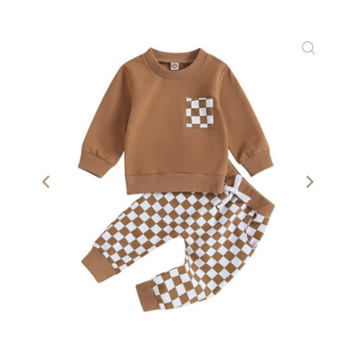 Checkerboard Tracksuit – The Ollie Bee