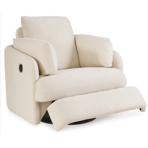 Pillar Peak Oyster Swivel Glider Recliner - Luna Furniture
