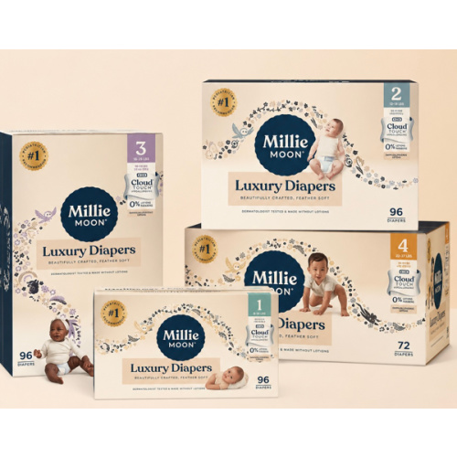 Millie Moon Diapers - SIZE 1-4 | Best Disposable Diapers