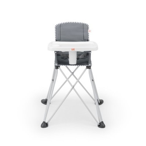 Bright Starts Pop 'n Dine Portable High Chair Indoor/Outdoor - Gray