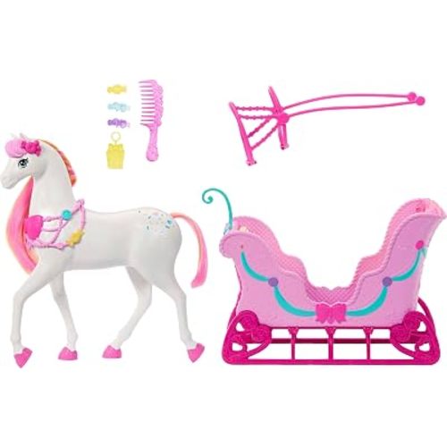 Barbie in the Nutcracker Land of Sweets Horse & Sled