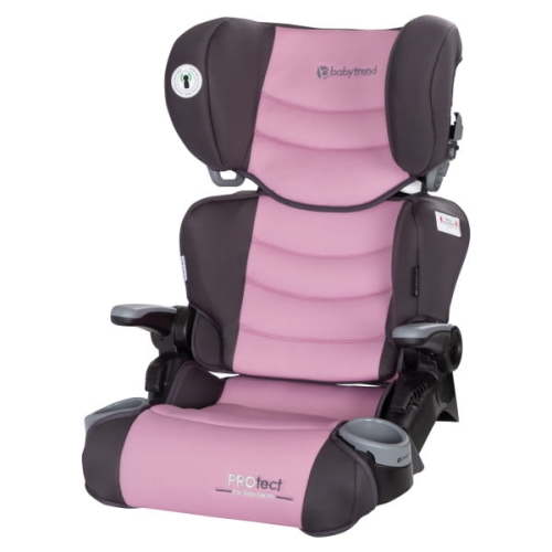 Baby Trend Protect 2-in-1 Folding Booster Seat, Dash Rose