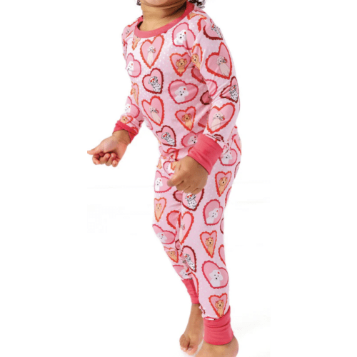 Pink Fur-Ever Valentine Two Piece Set – In My Jammers