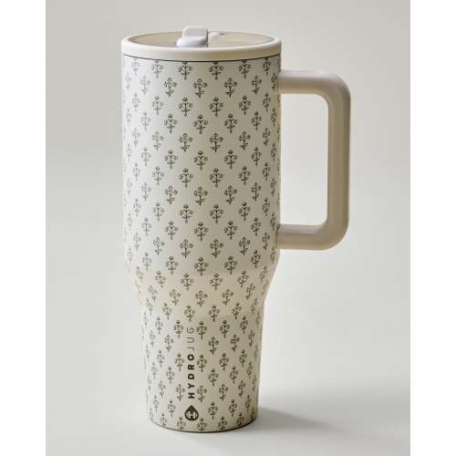 Hydrojug Heirloom Floral Cream 40oz Traveler – Magnolia