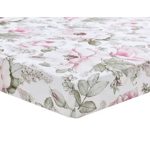 Bilbi Bamboo Cot Fitted Sheet Elegant | Baby Bunting AU