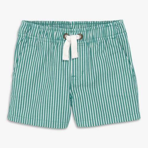 Baby stretch chino short in boardwalk stripe | Primary.com