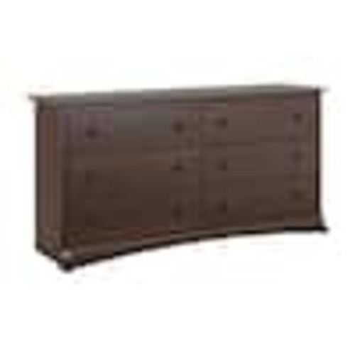 Prepac Fremont Espresso 6-Drawer 59 in. W Dresser EDC-6330-K