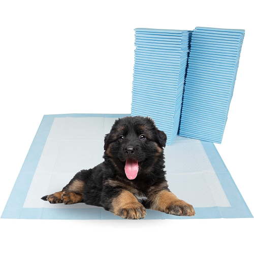 Sanmadrola Puppy Pee Pads 200 Count | Dog Pee Training Pads Super Absorbent & Leak-Proof | Disposable Pet Piddle and Potty Pads for Puppies | Dogs | Doggie| Cats | Rabbits 13''x 18''
