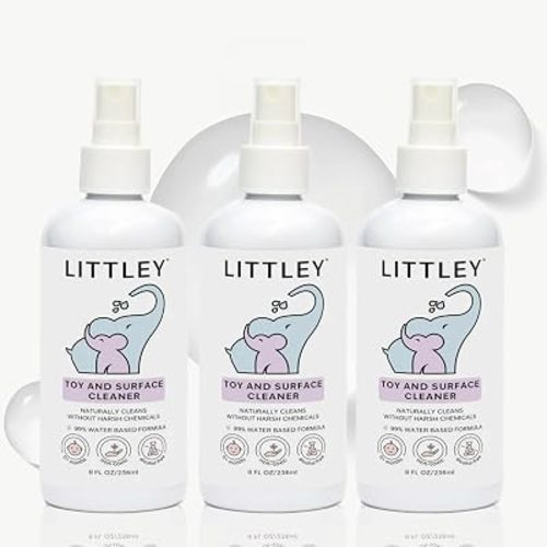 Littley Toy & Surface Cleaner | 3 Pack | Alcohol-Free HOCl Spray | 8 oz