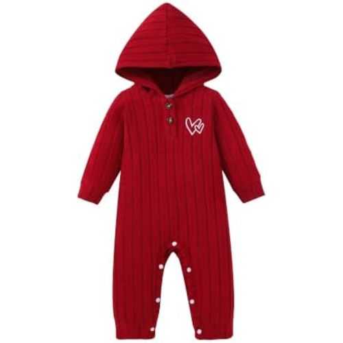Mioglrie Newborn Baby Girl Clothes Fall Winter Outfits Infant Romper