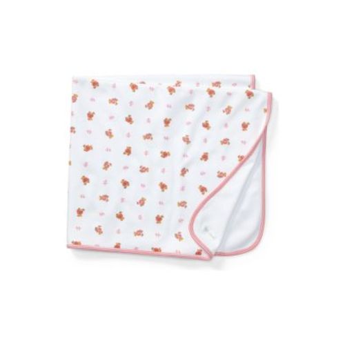 Baby Girls Polo Bear Cotton Blanket