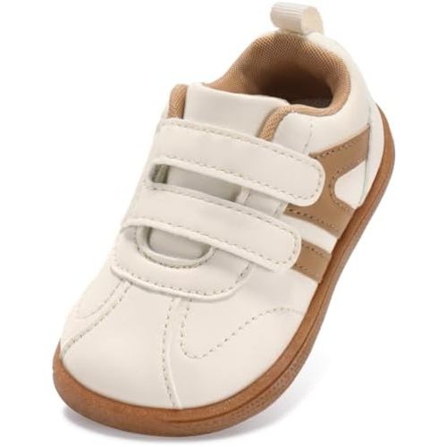 Toddler Wide Toe Box Barefoot Shoes Girls Boys Sneakers Zero Drop Fashion Kid Tennis Running Shoes Lightweight Non-Slip Comfortable First Walking Shoe Outdoor Activities School