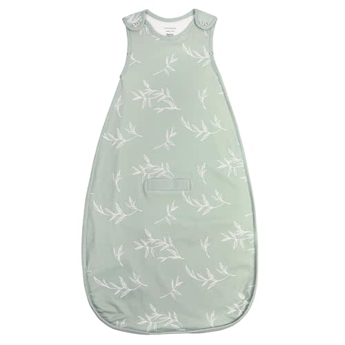 Merino Wool & Cotton Sleep Sack 2-Way Zipper Adjustable Universal Size Sleeping Bag for Baby Year-round Use