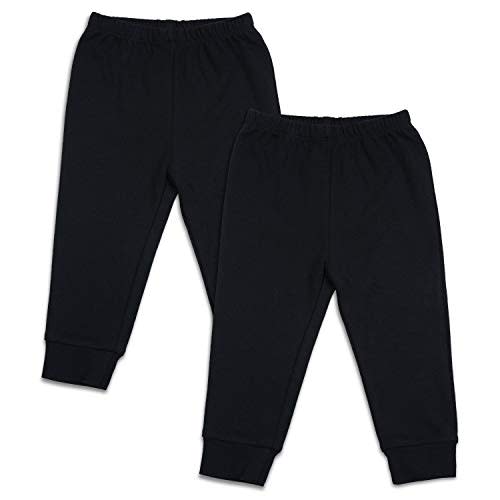 SOBOWO Solid Baby Sweatpants, Unisex Baby Toddler Cotton Crawling Pants for Newborn Boys Girls 0-24 Months