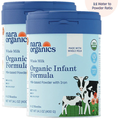 Organic Whole Milk Infant Formula Bundle