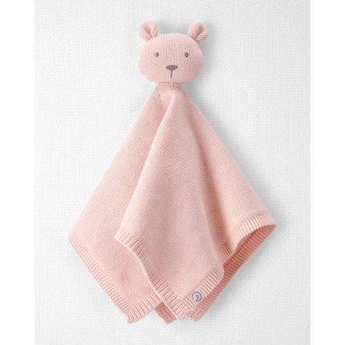 Baby Girl Organic Cotton Bear Lovey - Little Planet | Carter's