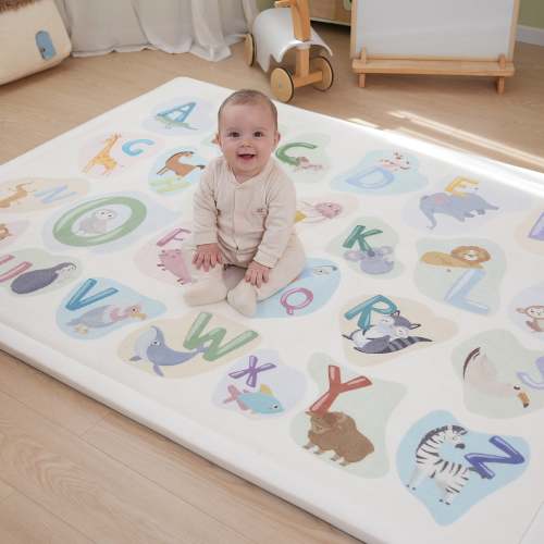 Activity Baby Play Mat 1.3" Thick –  Non-Slip, Splash Resistant