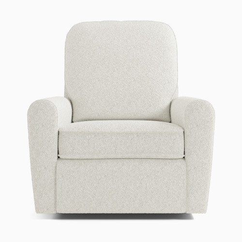 Storkcraft Amalfi Deluxe Power Recliner Swivel Glider - Ivory Boucle