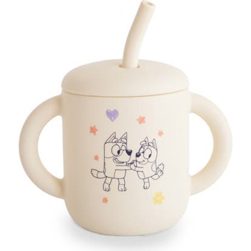 x Bluey Silicone Training Cup & Straw