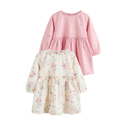 Kids' 2-Pack Floral Jersey Dresses