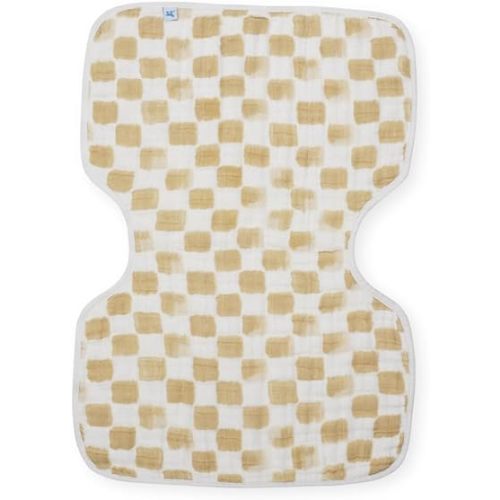 Little Unicorn Cotton Muslin Burp Cloth - Adobe Checker