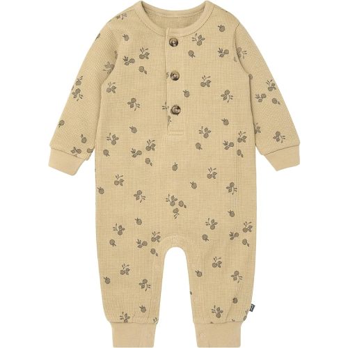 Modern Moments by Gerber Baby Henley Waffle-Knit Romper
