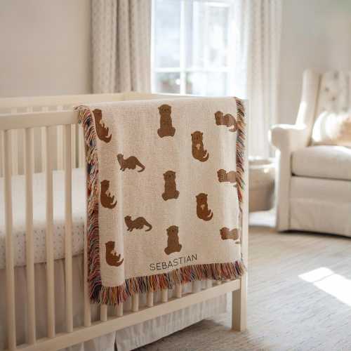 Personalized Otter Blanket