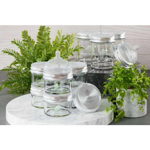 Burrbaby - Zero-Plastic Glass Breast Milk Storage and Bottles