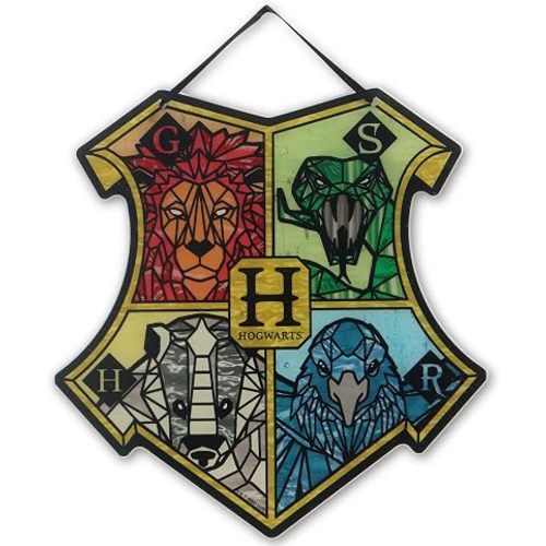 Harry Potter Hogwarts Crest Hanging Acrylic Wall Decor