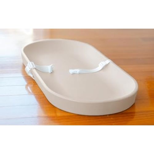 Premium Waterproof Baby Change Pad & Changing Mat, Portable Nappy Mat for Home & Travel, Soft Easy-Clean Surface, 70cm x 35cm (Beige)