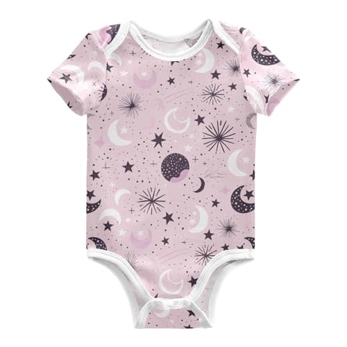 ALAZA Black White Plaid Infant Baby Short Sleeve Bodysuits Cotton Newborn One-piece Clothes Comfort Romper Outfit